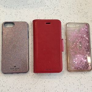 3 iPhone 8+  cases